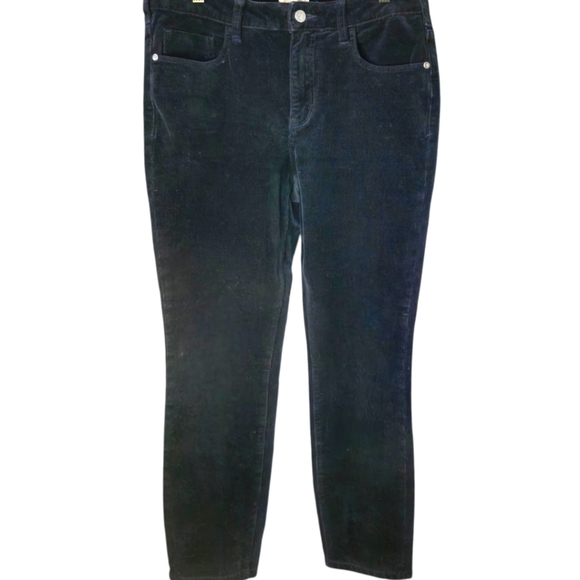 Pilcro Anthropologie Navy Blue Corduroy Pants Women's size 30 - Picture 2 of 6